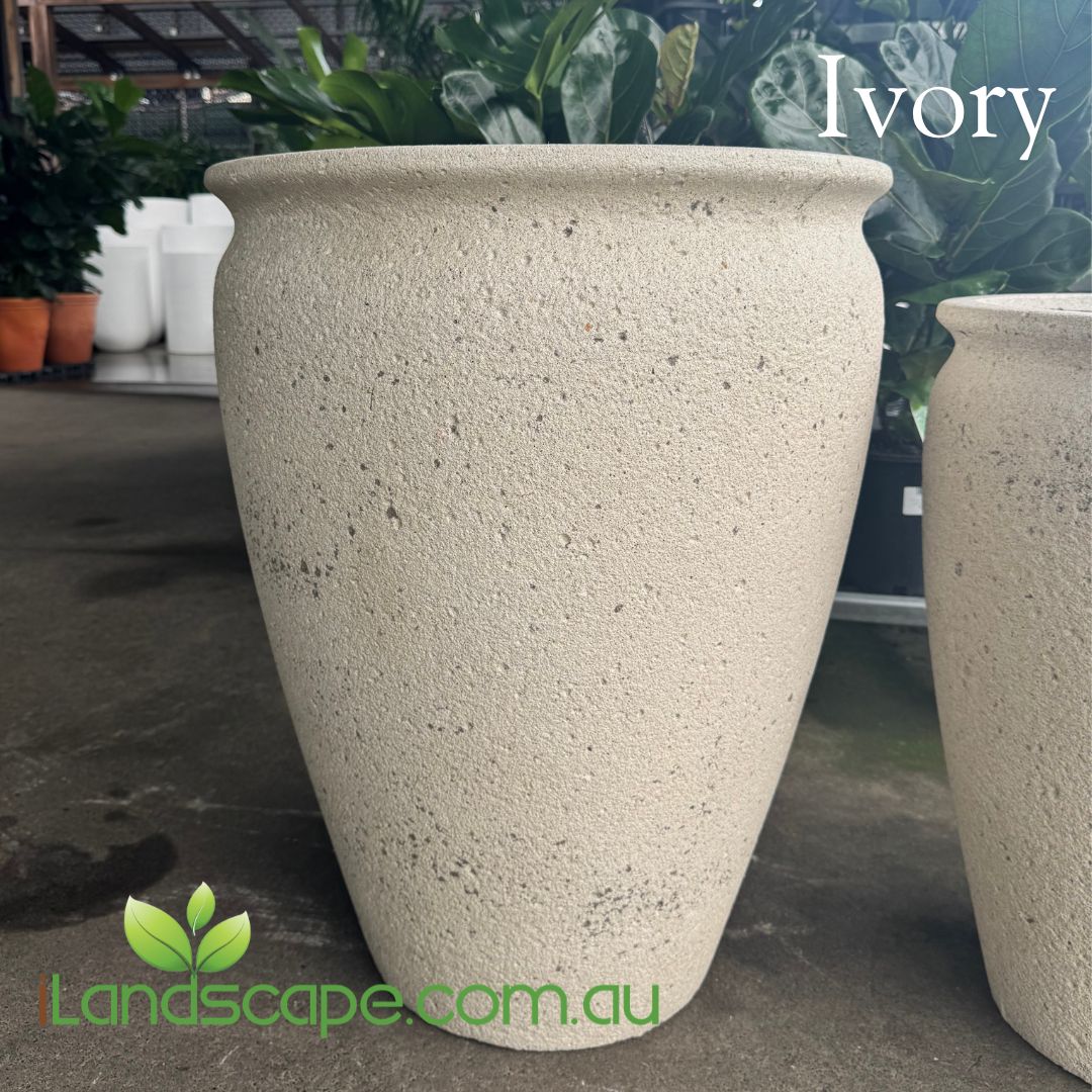 Premium lightweight Fossil Tall Swelte Planter