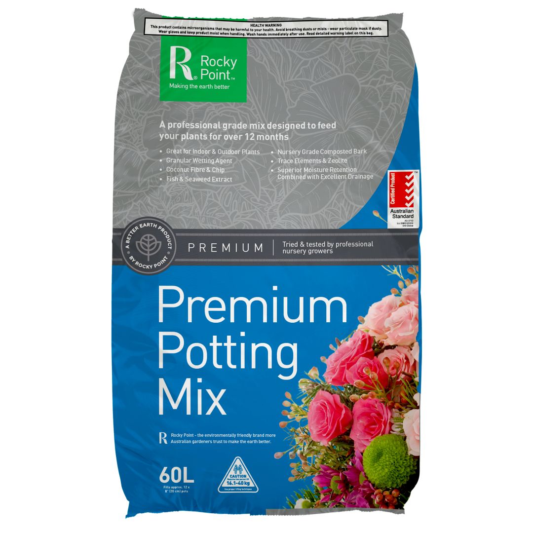 Rocky Point Premium Potting Mix in 60 Lt Bags