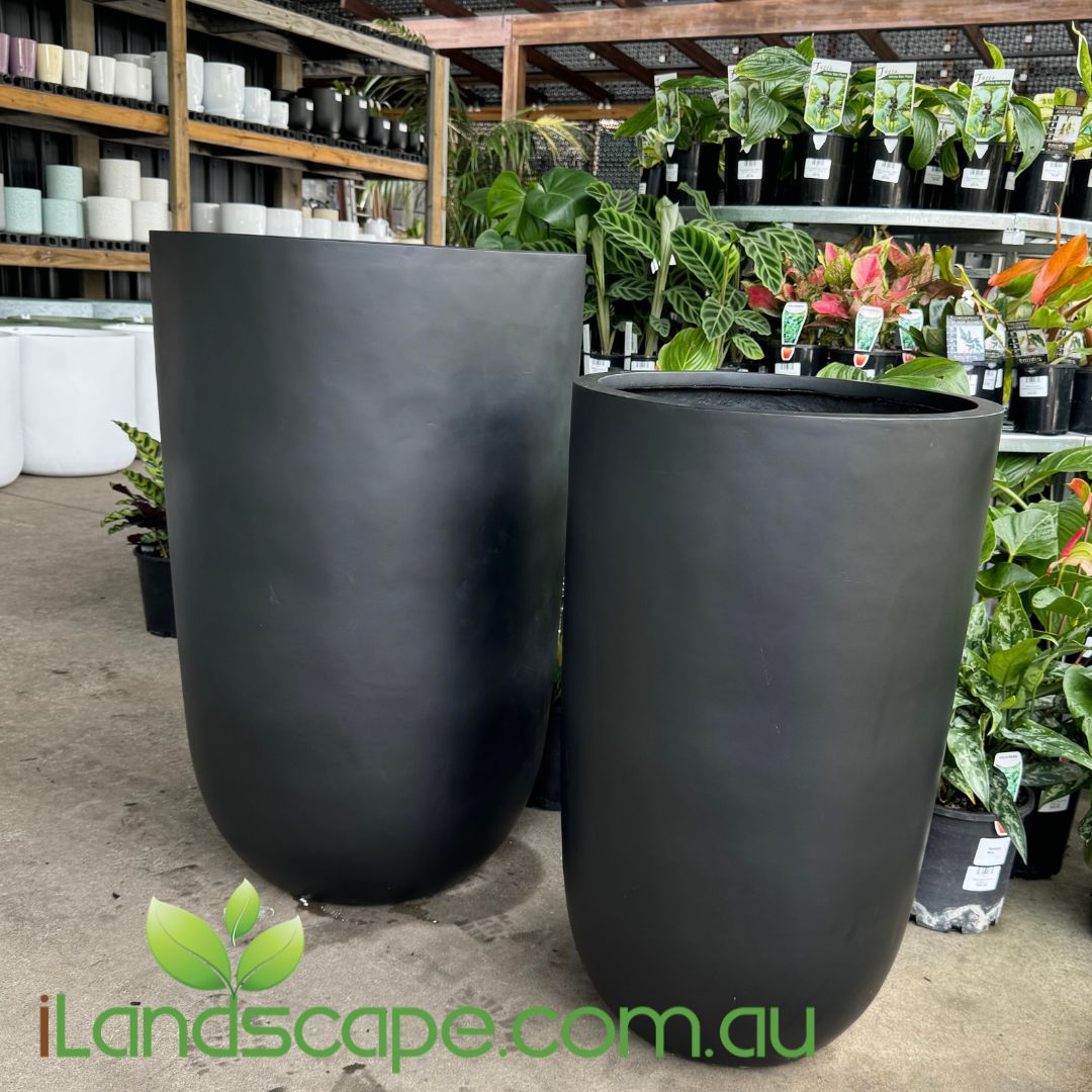Tall Round Tube Planter Pot - Also known as Sandhaven