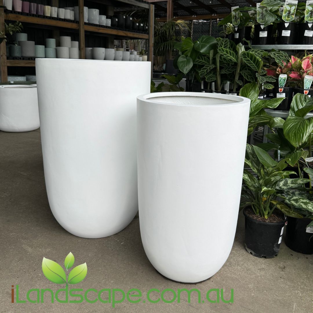 Tall Round Tube Planter Pot - Also known as Sandhaven