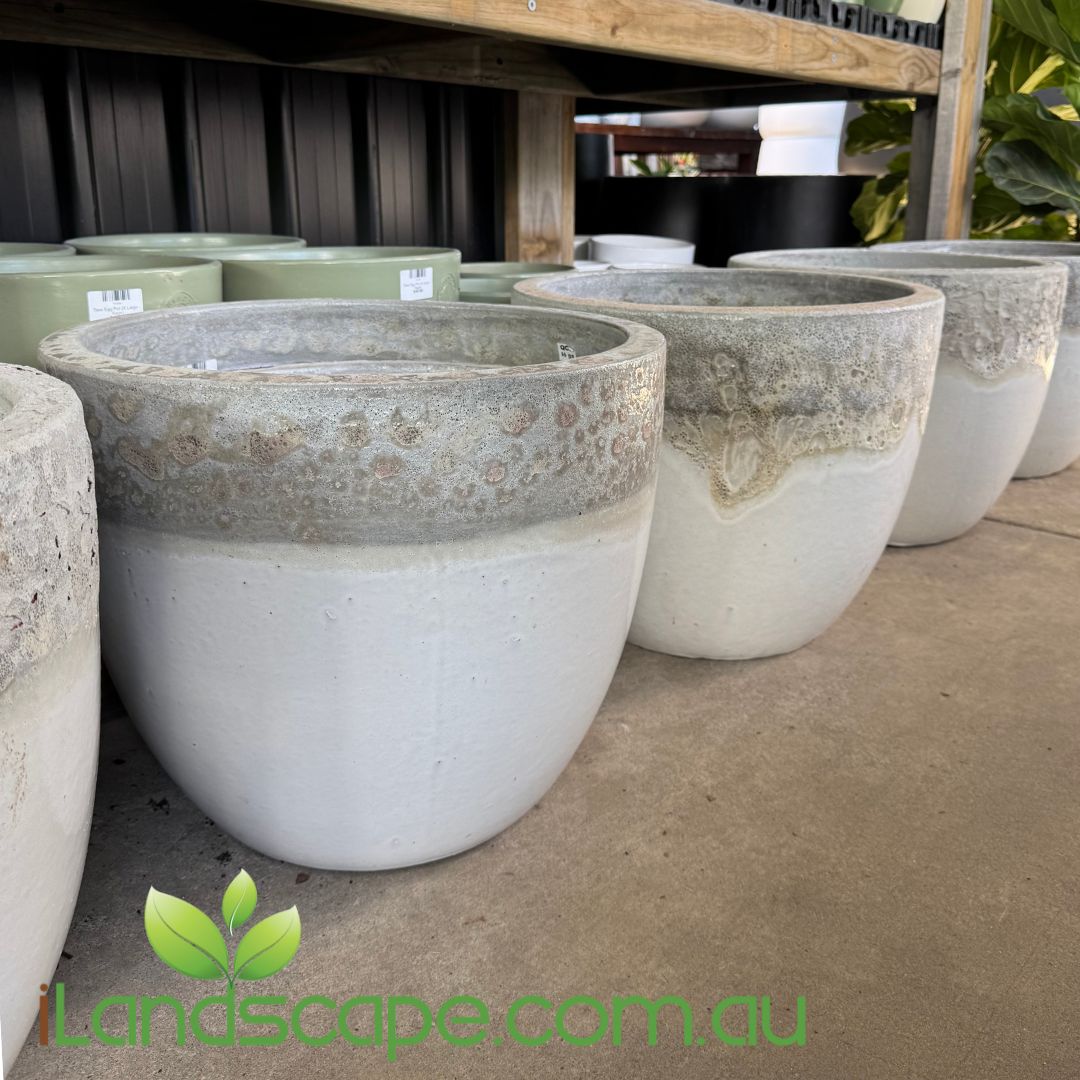 ceramic plant pots australia Tidal Egg Planter Pot